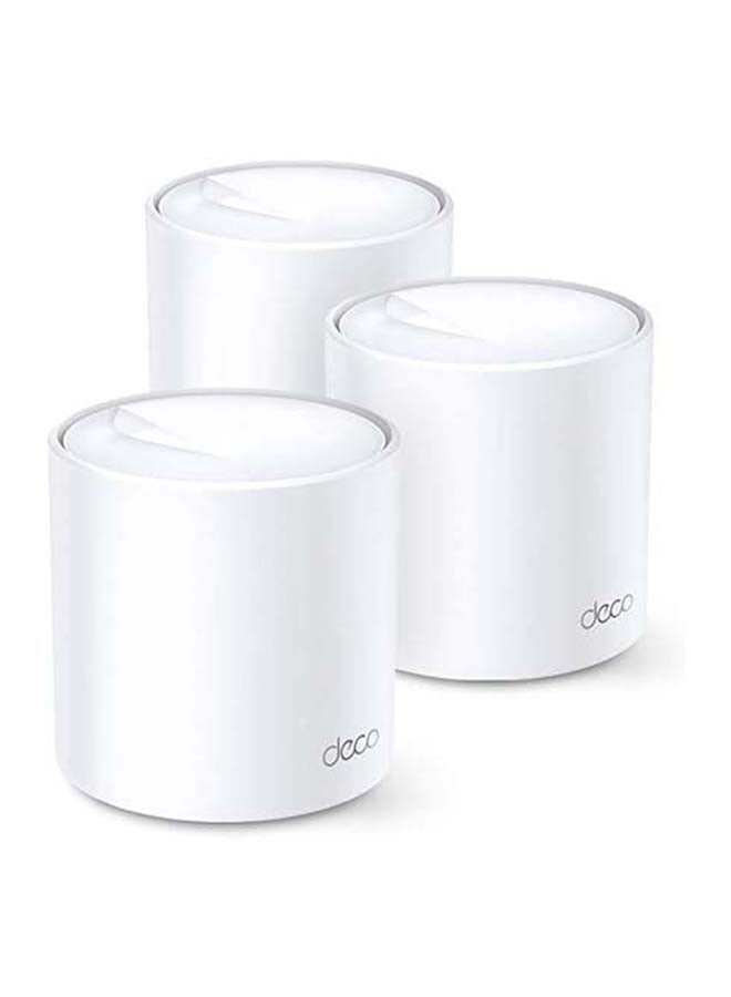تي بي لينك AX1800 Whole Home Mesh Wi Fi System Next Gen Wi Fi 6 Replaces Routers and WiFi Extenders Parental Control Works with Alexa Deco X203Pack, White, Deco X20(3-pack), medium White - Image 1