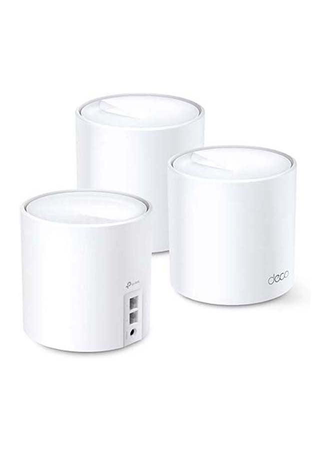 تي بي لينك AX1800 Whole Home Mesh Wi Fi System Next Gen Wi Fi 6 Replaces Routers and WiFi Extenders Parental Control Works with Alexa Deco X203Pack, White, Deco X20(3-pack), medium White - Image 2