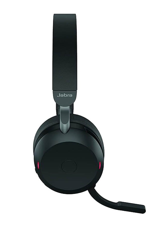 Jabra Jabra Evolve2 75 Wireless PC Headset with Charging Dock and 8-Mic Technology - Dual Foam Stereo Headphones with Advanced Active Noise Cancellation, USB-A Bluetooth Adapter and UC Compatibility Black  - Image 5