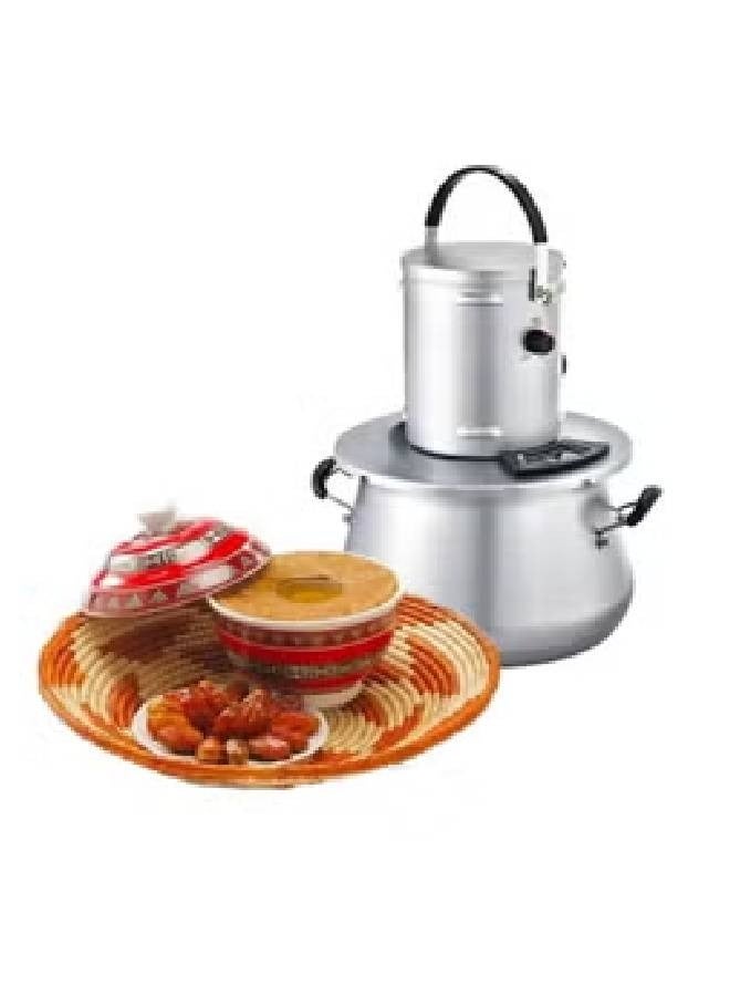 كولن وعاء الطعام التقليدي 10 L 250 W 801113013 فضي  - Image 4
