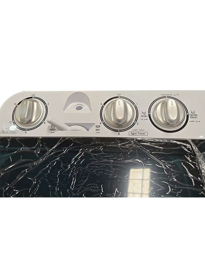 SREEN Twin Tub Washing Machine 10 kg SRWM-10TT White - Image 3