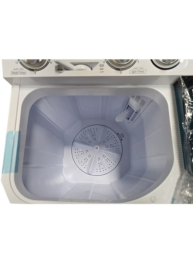 SREEN Twin Tub Washing Machine 10 kg SRWM-10TT White - Image 2