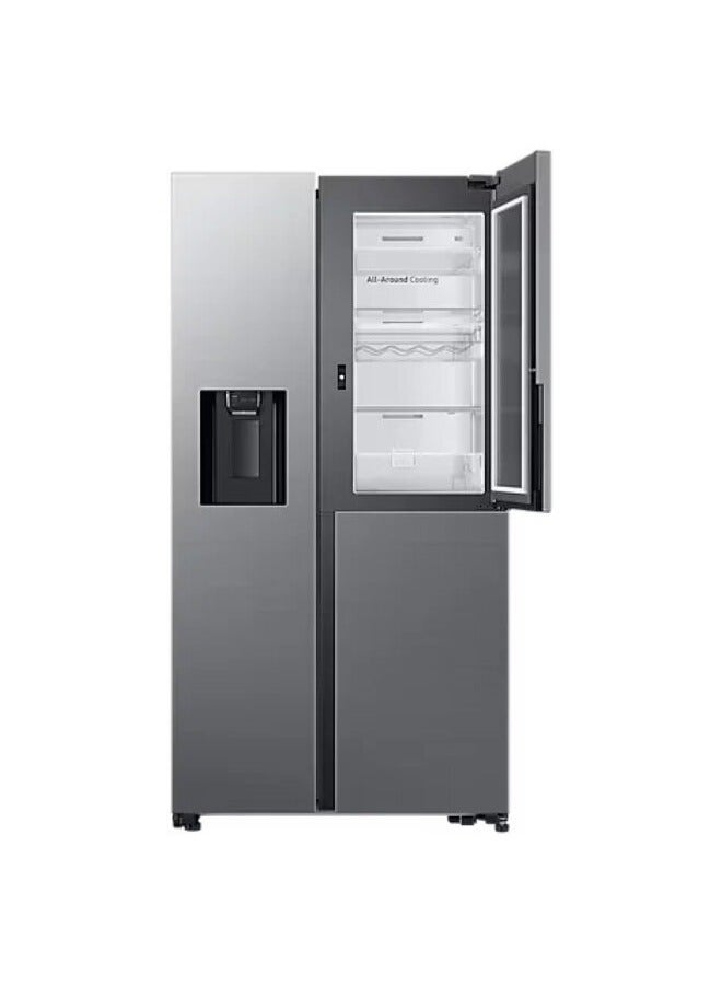 Samsung - Side By Side Refrigerator With Food Showcase And SpaceMax Technology - RH65DG54R3S9AE Silver - Image 1