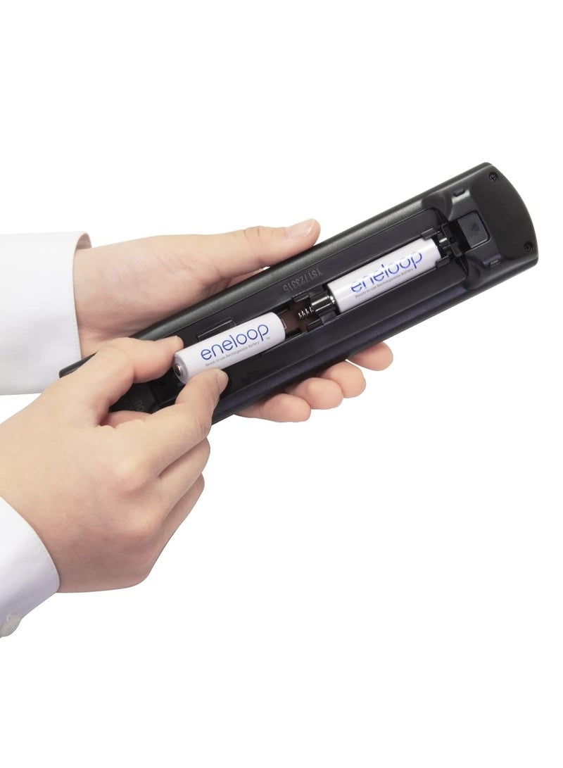 Panasonic - Advanced Individual Battery Charger with 4 eneloop AA 2100 Cycle Rechargeable Batteries - Image 1