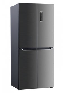 جي في سي برو 4-Door French Refrigerator, GVRF-999 Black Silver  - Image 1