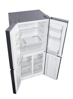 جي في سي برو 4-Door French Refrigerator, GVRF-999 Black Silver  - Image 2