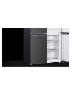 جي في سي برو 4-Door French Refrigerator, GVRF-999 Black Silver  - Image 5