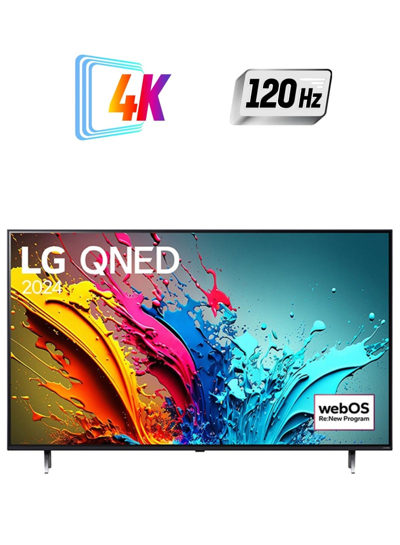 إل جي تلفزيون LG QNED QNED86 4K الذكي مقاس 75 بوصة مع جهاز تحكم عن بعد AI Magic HDR10 webOS24 2024  - Image 1