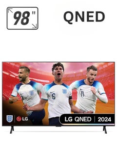 LG 98 Inch LG QNED 4K Smart TV, 120HZ, AI Magic remote HDR10 webOS24 2024 - 98QNED89T6A.AMVQ Black  - Image 1
