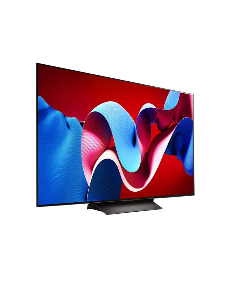 55 Inch 4K OLED Smart TV | WebOS 24 | Dolby ATMOS | HDR 10 | Dolby Vision | α9 AI Sound Pro (Virtual 9.1.2 Up-mix) | 120HZ | Built in receiver | Magic Remote | Evo C4 | (2024) - OLED55C46LA.AMVG Black