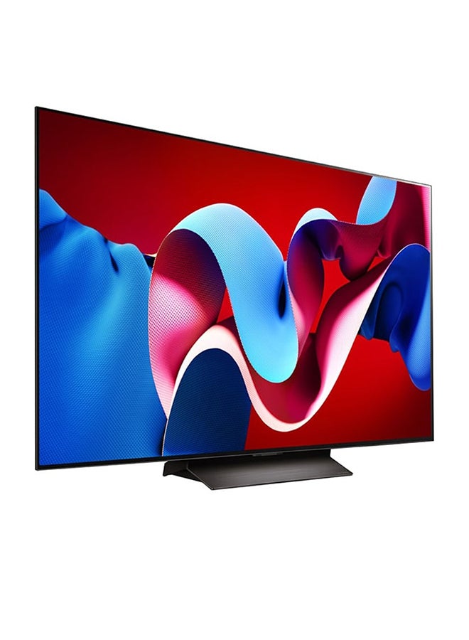 55 Inch 4K OLED Smart TV | WebOS 24 | Dolby ATMOS | HDR 10 | Dolby Vision | α9 AI Sound Pro (Virtual 9.1.2 Up-mix) | 120HZ | Built in receiver | Magic Remote | Evo C4 | (2024) - OLED55C46LA.AMVG Black