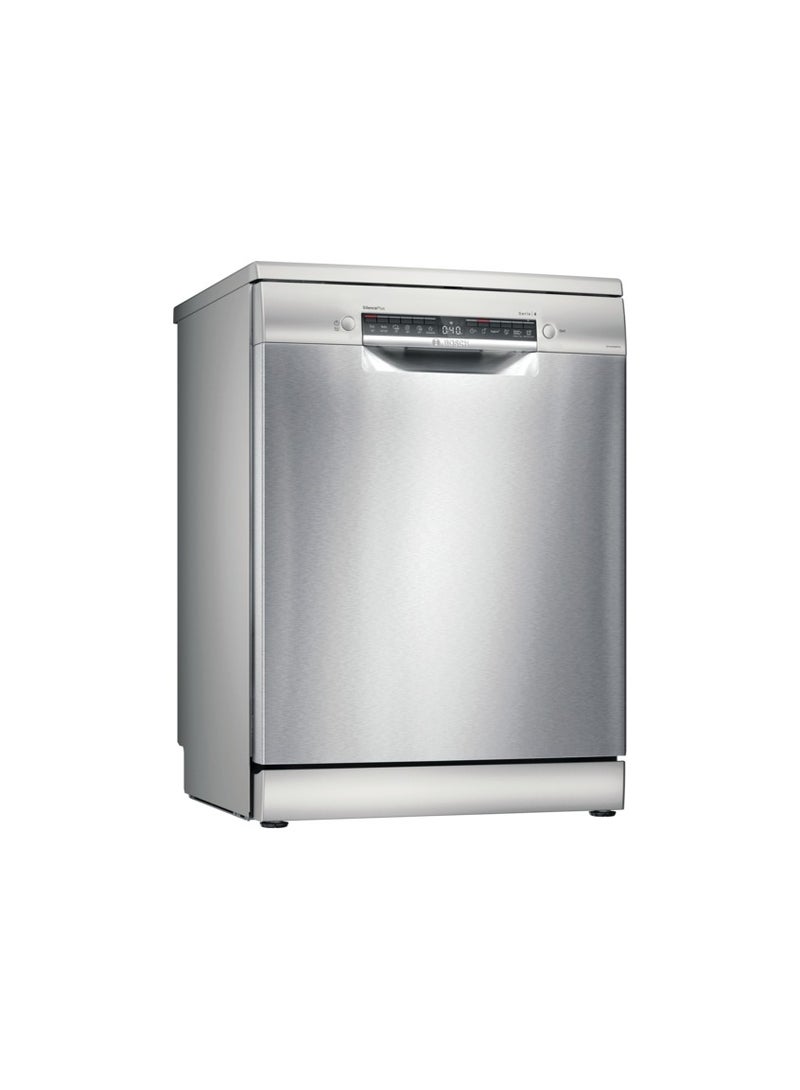 Series 4, Free-Standing Dishwasher, 60 cm, 6 Programs 13 Place Settings - 13 L SMS4EMI60V Silver Inox - pnsku/N70080445V/45/_/1716795123/1bcdc262-40d8-4298-b877-3513fe0473c2