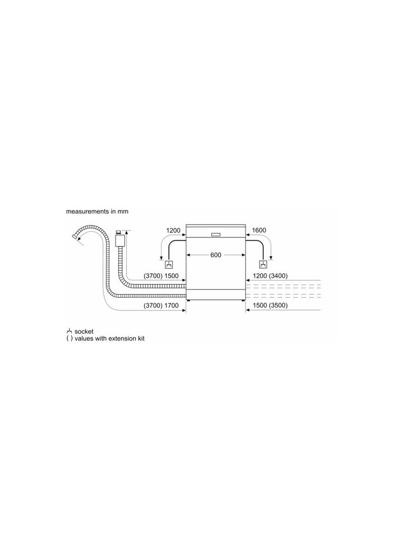 Series 4, Free-Standing Dishwasher, 60 cm, 6 Programs 13 Place Settings - 13 L SMS4EMI60V Silver Inox - pnsku/N70080445V/45/_/1716795125/e83cd0f7-15f0-4772-b2e1-14bf5c0c085d