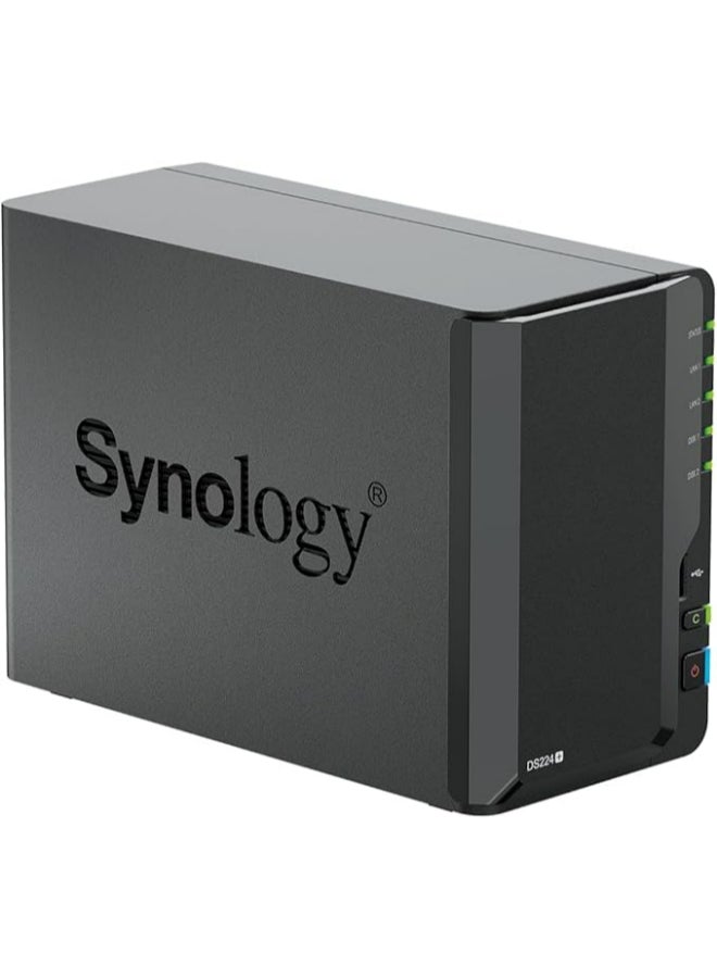 Synology - DiskStation DS224+ 2 Bay Desktop NAS Black - Image 1