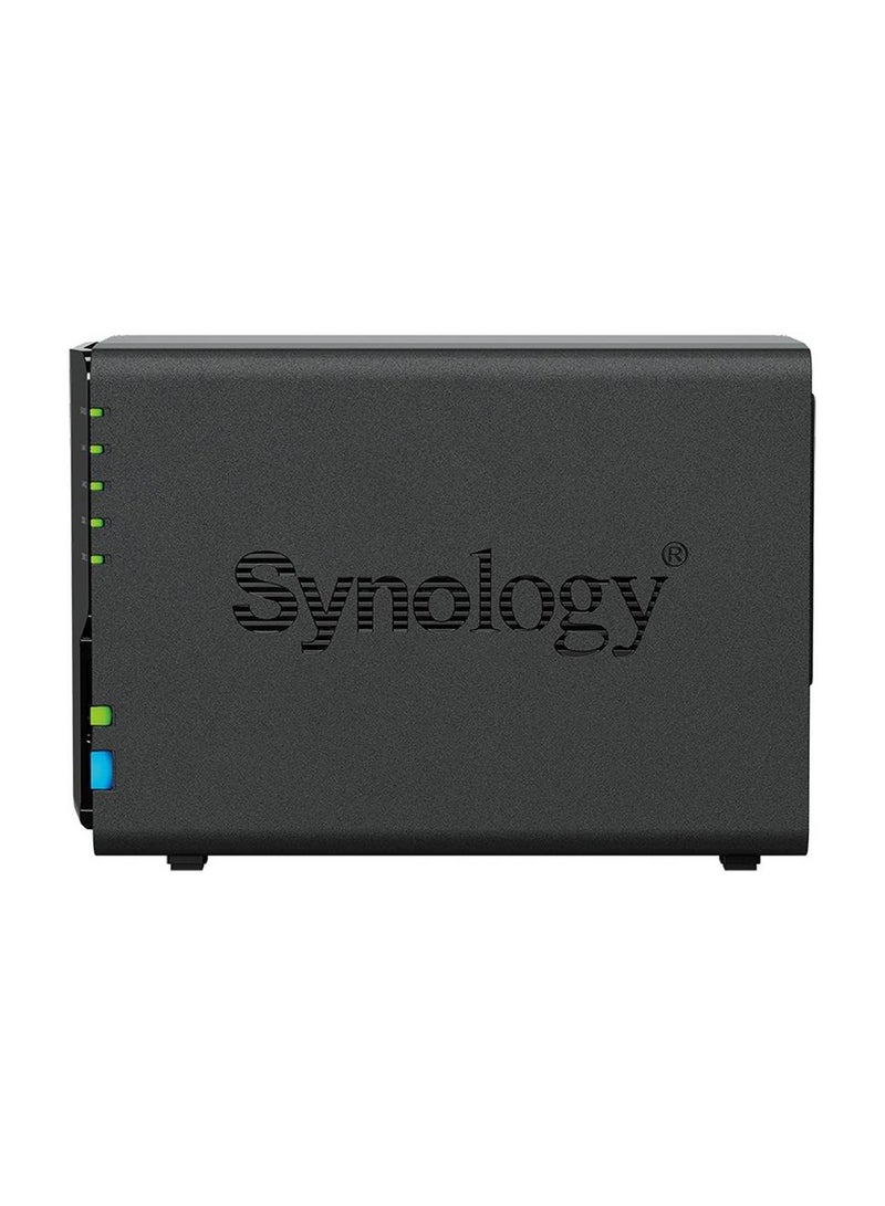 Synology DiskStation DS224+ 2-Bay NAS Enclosure With Intel Celeron J4125 4-core 2.0 Base/2GB RAM/3.5-Inch HDD & 2.5-Inch SSD/ 2x RJ-45 1GbE LAN & 2x USB 3.2 Gen 1 Ports Black DS224+ Black  - Image 3
