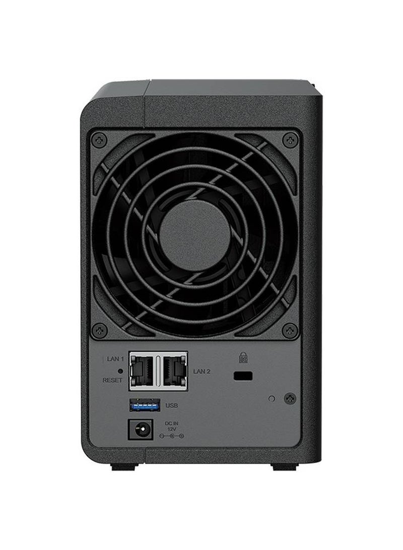 Synology DiskStation DS224+ 2-Bay NAS Enclosure With Intel Celeron J4125 4-core 2.0 Base/2GB RAM/3.5-Inch HDD & 2.5-Inch SSD/ 2x RJ-45 1GbE LAN & 2x USB 3.2 Gen 1 Ports Black DS224+ Black  - Image 4