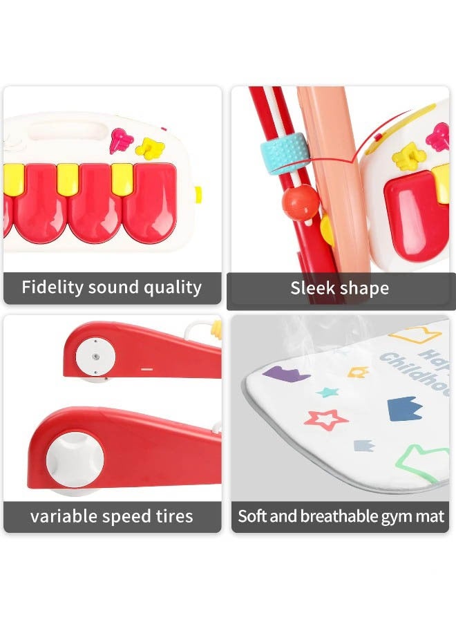 HUANGER - 2-In-1 Multi-Color, Versatile Walker And A Soft, Comfortable Portable Rug With Music And Lighting - Image 1