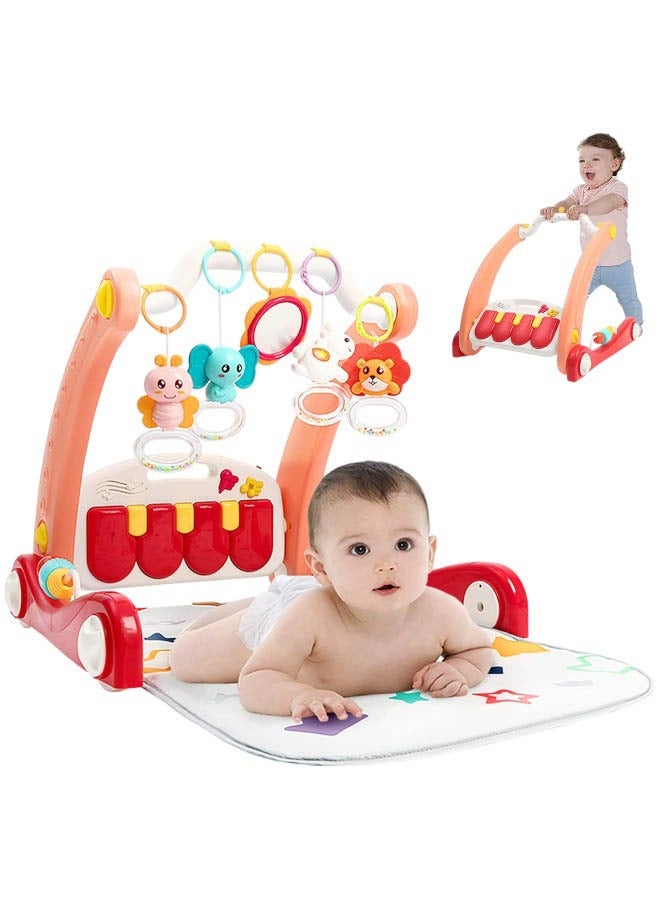 HUANGER - 2-In-1 Multi-Color, Versatile Walker And A Soft, Comfortable Portable Rug With Music And Lighting - Image 1