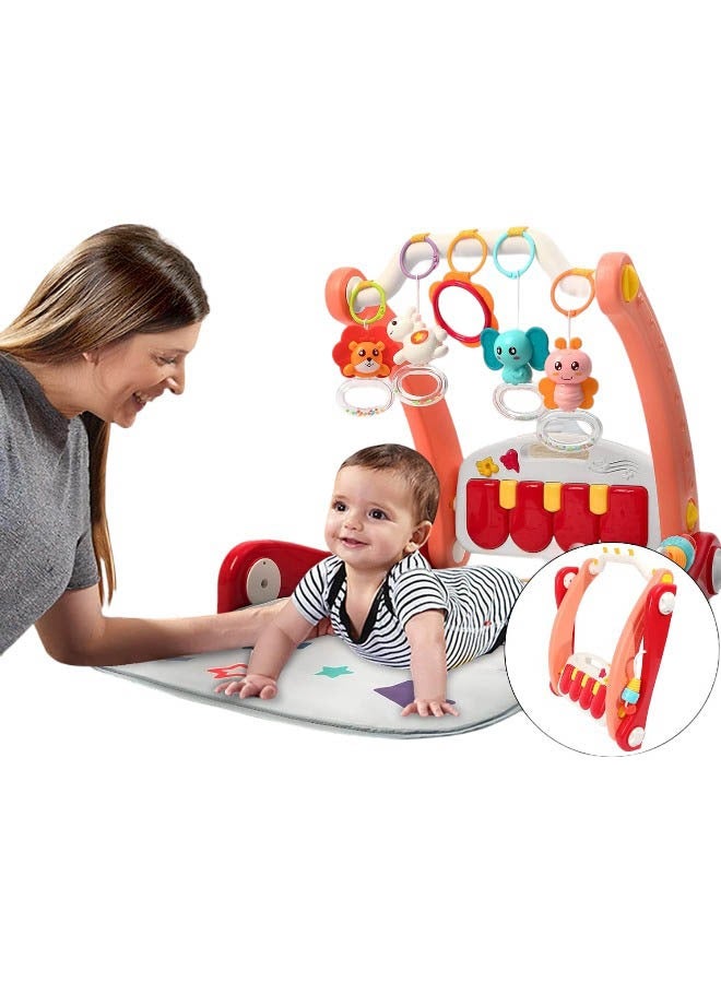 HUANGER - 2-In-1 Multi-Color, Versatile Walker And A Soft, Comfortable Portable Rug With Music And Lighting - Image 1