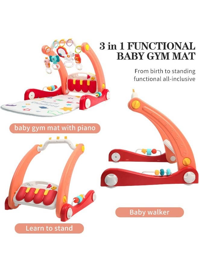 HUANGER - 2-In-1 Multi-Color, Versatile Walker And A Soft, Comfortable Portable Rug With Music And Lighting - Image 1