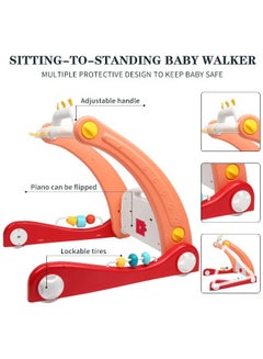 HUANGER 2-In-1 Multi-Color, Versatile Walker And A Soft, Comfortable Portable Rug With Music And Lighting  - Image 4