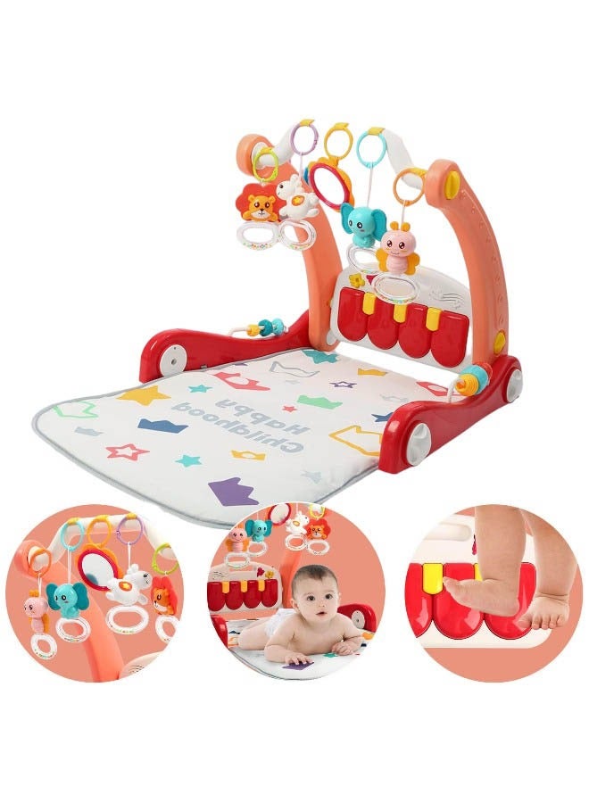 HUANGER - 2-In-1 Multi-Color, Versatile Walker And A Soft, Comfortable Portable Rug With Music And Lighting - Image 1