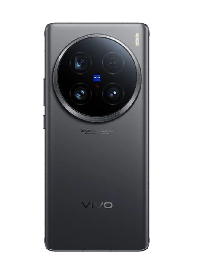 فيفو - X100 Ultra - ذاكرة وصول عشوائي 16 جيجابايت + تخزين 512 جيجابايت، بطارية 5500 مللي أمبير في الساعة، شحن فلاش 80 وات، شاشة 6.78 بوصة، كاميرا رئيسية 50 ميجابكسل + زاوية عريضة 50 ميجابكسل + كاميرا بيريسكوب 200 ميجابكسل، دعم NFC، رمادي فضائي (الإصدار الصيني) - Image 1
