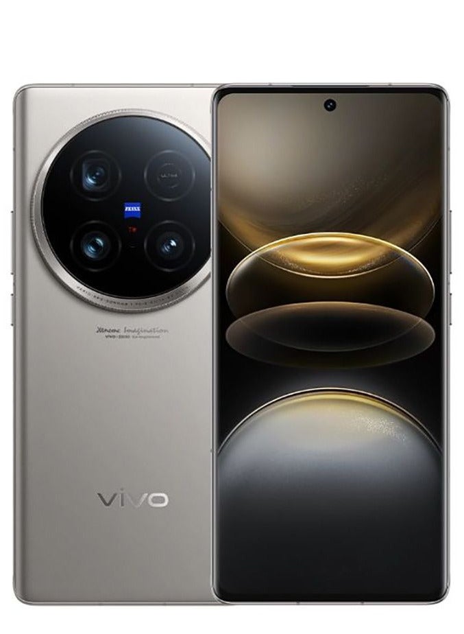 vivo X100 Ultra - 16GB RAM + 512GB Storage, 5500mAh Battery, 80W Flash Charging, 6.78" Display, 50MP Main + 50MP Wide-Angle + 200MP Periscope Camera, NFC Support, Titanium Colour (Chinese Version)  - Image 1