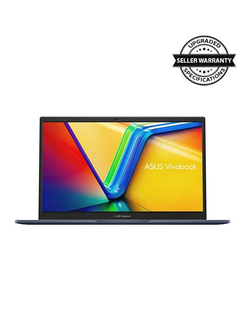 Vivobook 14 X1404ZA Slim (Upgraded Version) Laptop With 14-Inch FHD Display, Core i3-1215U Processor/8GB RAM/128GB SSD/Intel Iris Xe Graphics/Windows 11 Home English Quiet Blue