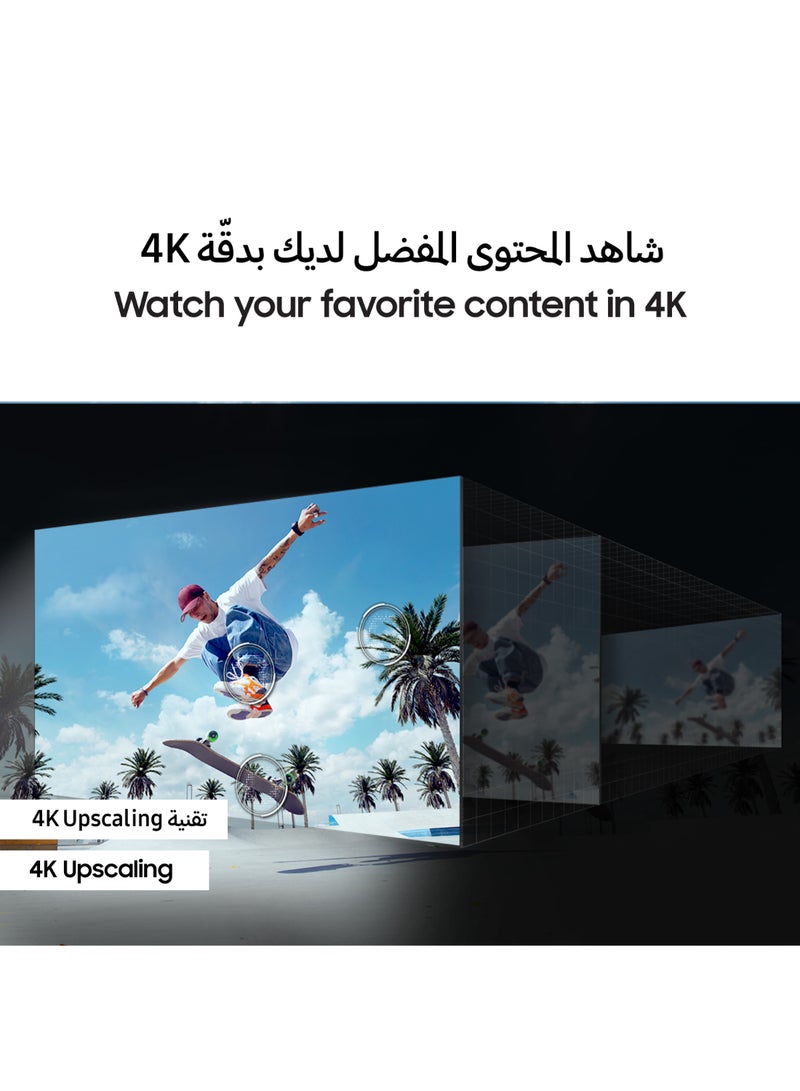 سامسونج - تلفزيون ذكي QLED 4K مقاس 55 بوصة | جهاز استقبال مدمج | 50 هرتز | معالج Neural Quantum 4K | Smart Hub | Quantum HDR+ | طراز (2024) - QA55QE1DAUXSA أسود - Image 1