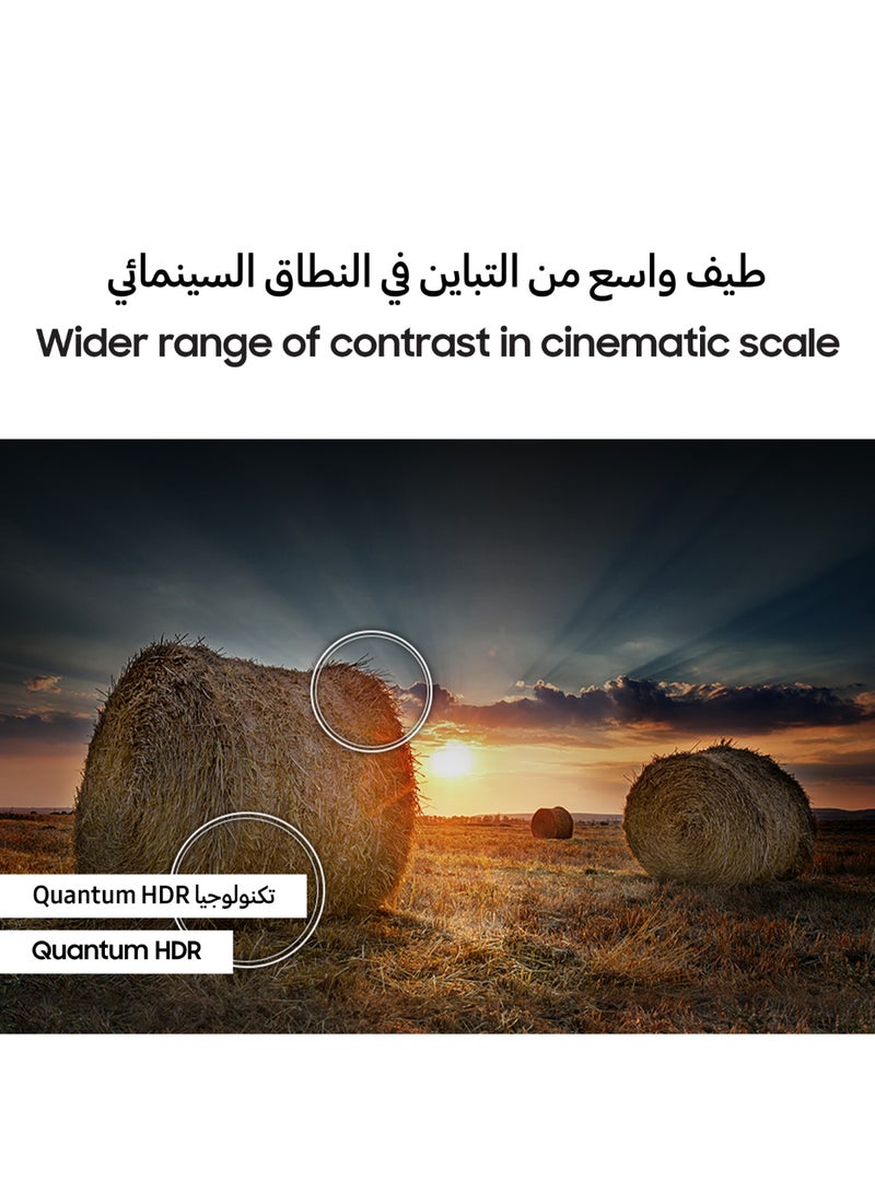 سامسونج - تلفزيون ذكي QLED 4K مقاس 55 بوصة | جهاز استقبال مدمج | 50 هرتز | معالج Neural Quantum 4K | Smart Hub | Quantum HDR+ | طراز (2024) - QA55QE1DAUXSA أسود - Image 1
