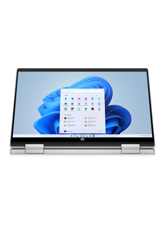 HP - Pavilion x360 14-ek1010ne 2 In 1 Laptop With 14-Inch Display, Core i7-1355U Processor/16GB RAM/1TB SSD/Intel Iris XE Graphics/Windows 11 Home English/Arabic Natural Silver - Image 1