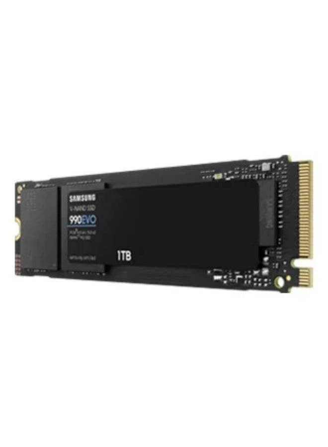 Samsung - 990 EVO NVMe M.2 SSD 1TB, PCIe 4.0 x4 / PCIe 5.0 x2, NVMe 2.0 (2280), 5000MB/s Read, 3200MB/s Write, Internal SSD for Gaming and Graphics Editing, MZ-V9E1T0BW 1 TB - Image 1