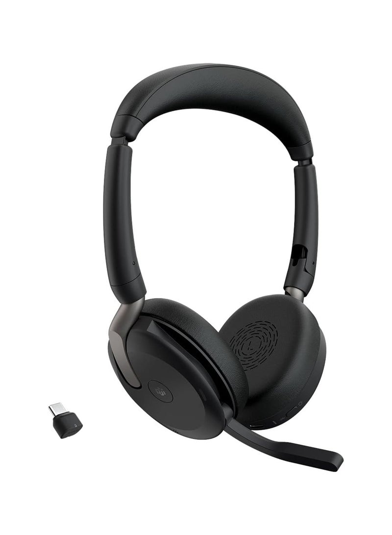 Jabra Evolve2 65 Flex, Link380C Ms Stereo Black - Image 1