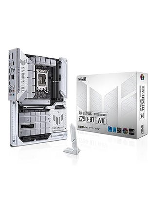 TUF Gaming Z790-BTF WIFI LGA 1700 ATX Intel Motherboard, Intel Z790 Chipset, 4x DDR5 DIMM Slots, 192GB Max Memory, 4x M.2 Slots, Intel Wi-Fi 7 & Bluetooth v5.4, White/Black | 90MB1GU0-M0EAY0 - pnsku/N70080657V/45/_/1718095553/fab42c92-263f-42f0-928a-c0fd9f0fe097