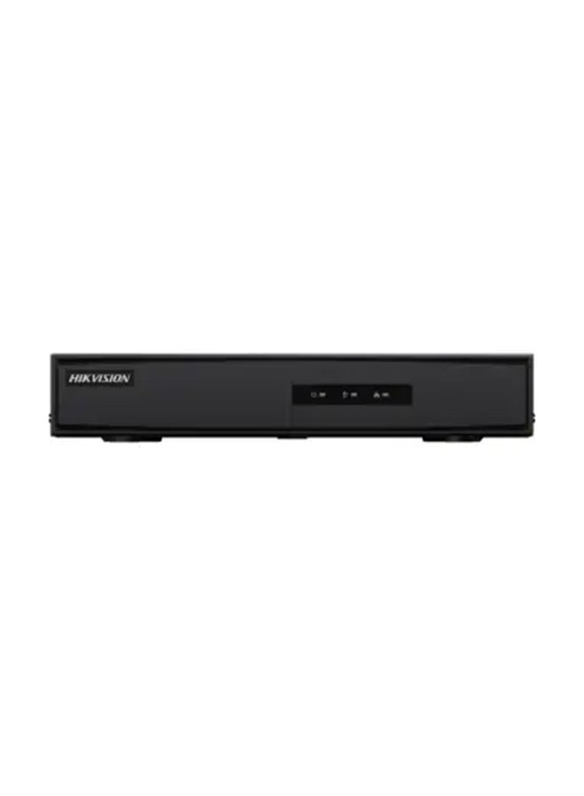 HIKVISION 4-ch Mini 1U 4 PoE NVR, Up to 4-ch 1080p Decoding Capability, Up to 60 Mbps Incoming & Outgoing Bandwidth, H.265+/H.265/H.264+ Video Compression, HDMI & VGA Output, Black | DS-7104NI-Q1/4P/M (NO HDD)  - Image 2