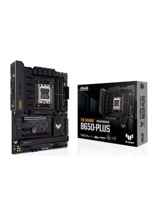 اللوحة الأم TUF GAMING B650-PLUS ATX، مقبس AM5، مجموعة شرائح AMD B650، Realtek 2.5Gb Ethernet، 4 xDIMM DDR5 Memory 128GB كحد أقصى، 1x PCIe 4.0/3.0 x16، 4x SATA 6Gb/M.2، 1HDMI/DP | 90MB1BY0-M0EAY0 - pnsku/N70080659V/45/_/1718095523/c378c314-25e1-4844-bb0f-092a19d1f22f