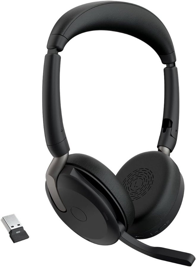 Jabra Evolve2 65 Flex, Link380a UC Stereo, large Black