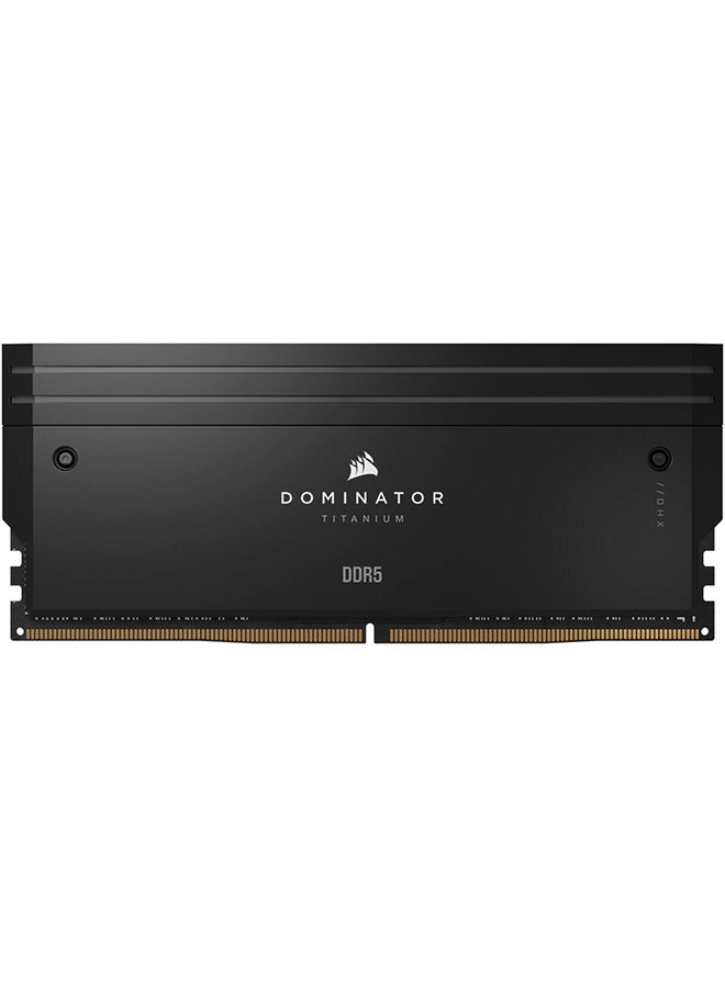 Dominator Titanium RGB 96GB (2x48GB) DDR5 Memory Kit 6400MT/s CL32 Intel XMP 3.0, Customizable RGB, High-Performance Aluminum Heat Spreaders, Optimized for Intel 700-Series, Black | CMP96GX5M2B6400C32