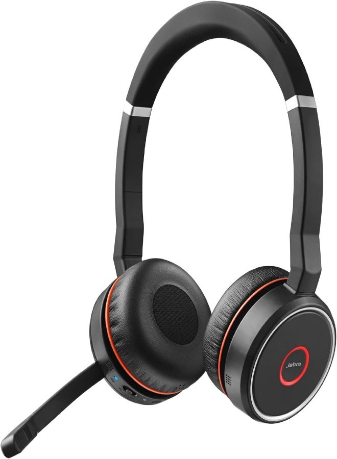 Jabra Evolve 75 SE Stereo Wireless Headset - Bluetooth Headset with Noise-Cancelling Microphone, Active Noise Cancellation - MS Teams Certified, Works with All Other Platforms Black - pnsku/N70080734V/45/_/1716886851/cfb52d4e-d7cf-4671-8ba7-e3ca9f9b5d66