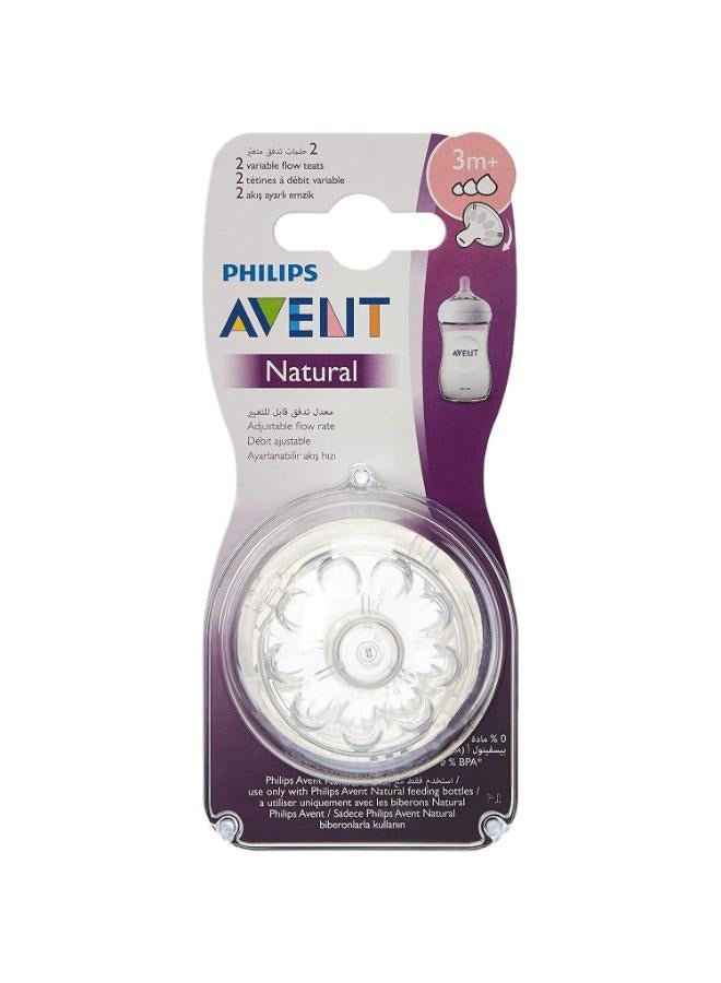 PHILIPS AVENT Natural Teat, 3 Months  - Image 1