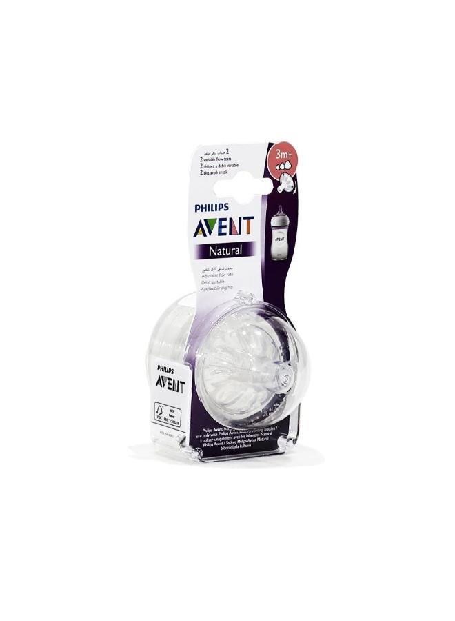 PHILIPS AVENT Natural Teat, 3 Months  - Image 2