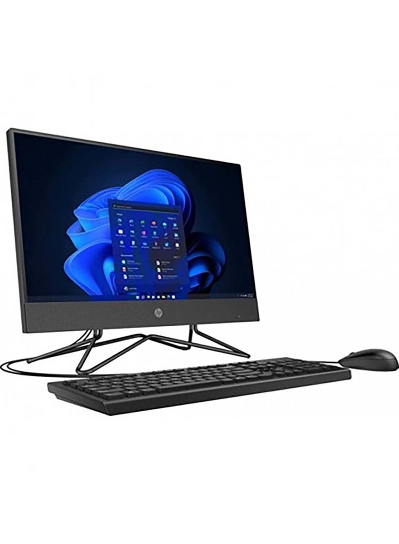 إتش بي لابتوب AIO 200 G4 (5L5F2ES) بشاشة مقاس 21.5 بوصة ومعالج كور i5-1235U وذاكرة وصول عشوائي رام سعة 8 جيجابايت ومحرك أقراص اس اس دي سعة 256 جيجابايت وبطاقة رسومات انتل يو اتش دي/بدون ويندوز الإنجليزية/العربية أسود  - Image 3