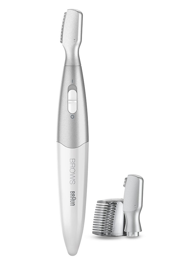 براون Silk Finish Precision Hair Remover - Quick And High Precision Head White / Silver  - Image 2