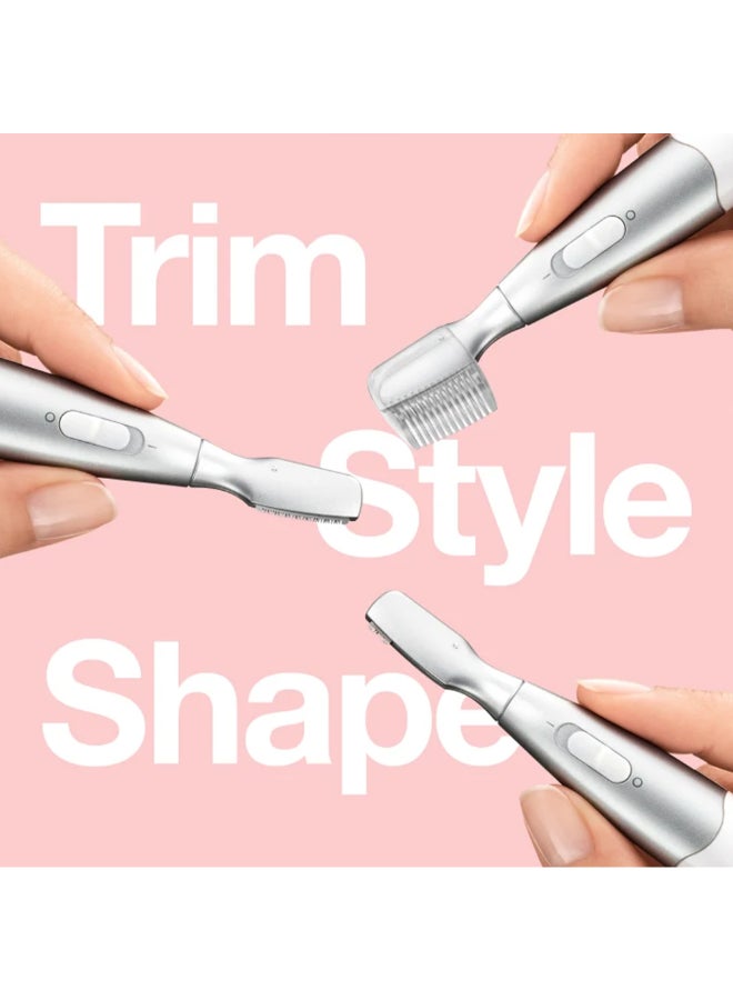 براون Silk Finish Precision Hair Remover - Quick And High Precision Head White / Silver  - Image 5