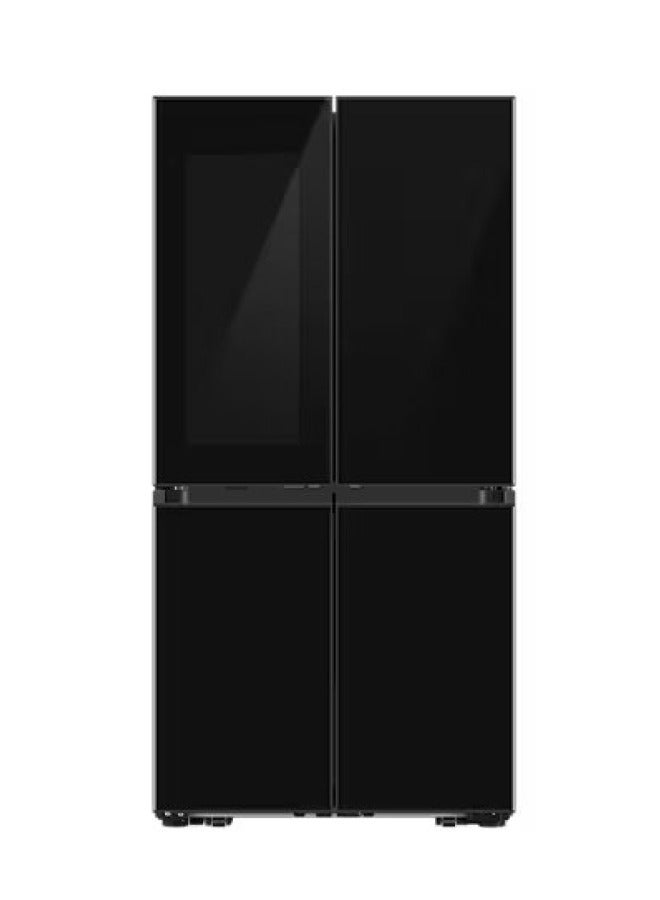 Samsung - Bespoke T Style French Door Refrigerator With Customizable Design And AI Energy Mode 548L RF65DB975E22AE Black - Image 1