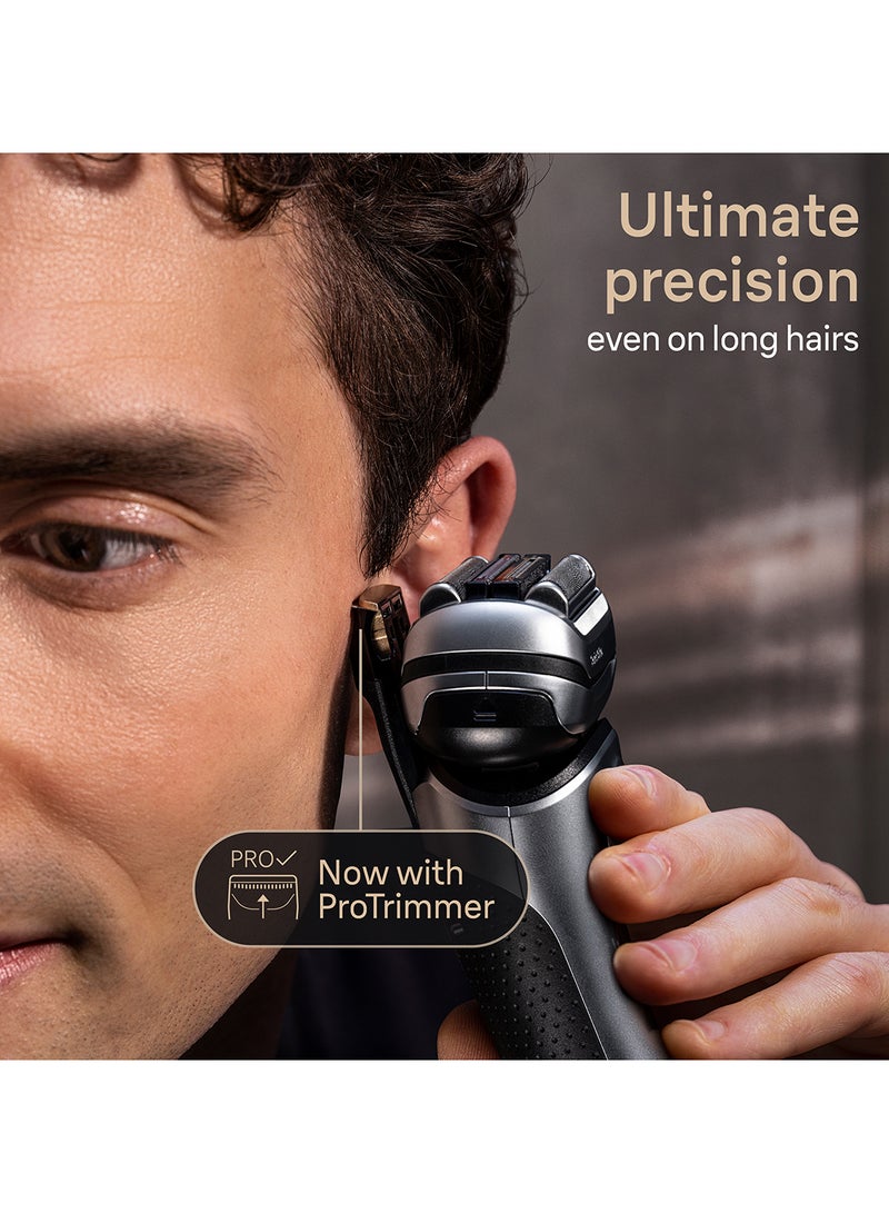 براون ماكينة حلاقة كهربائية Series 9 Pro+، رطبة وجافة مع مركز العناية الذكية 6 في 1 وحقيبة الطاقة - Image 4