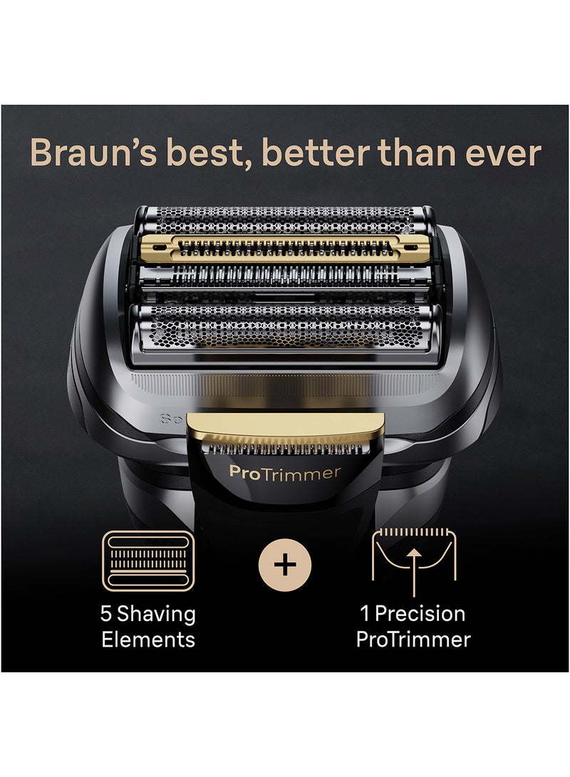 براون ماكينة حلاقة كهربائية Series 9 Pro+، رطبة وجافة مع مركز العناية الذكية 6 في 1 وحقيبة الطاقة - Image 5