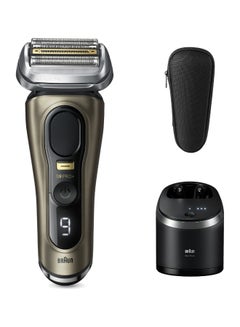 BRAUN Series 9 Pro+ Electric Shaver, Wet And Dry With 6-In-1 Smartcare Center And Travel Case Gold  - Image 2