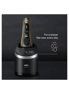 BRAUN Series 9 Pro+ Electric Shaver, Wet And Dry With 6-In-1 Smartcare Center And Travel Case Gold  - Image 5